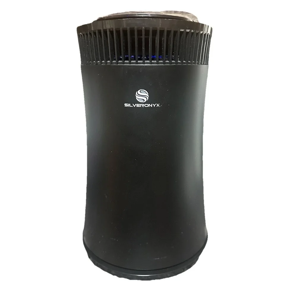 SilverOnyx 5 Speed Large Room Air Purifier - Black 500' Room Hepa Coverage